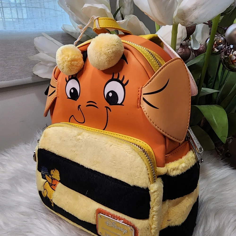 Disney Winnie the Pooh Heffalump Heffabee Cosplay Mini Backpack new